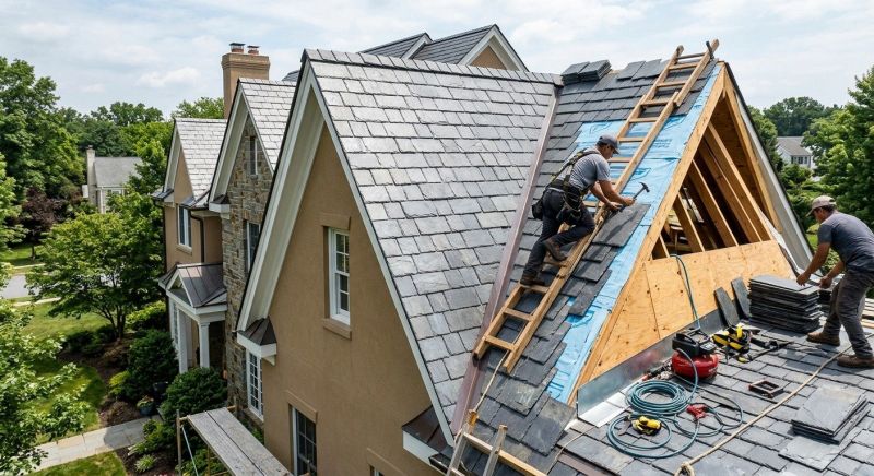 Slate Shingle Replacement