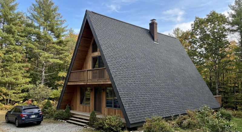 A Frame Roof Installation in Morrow County, OH