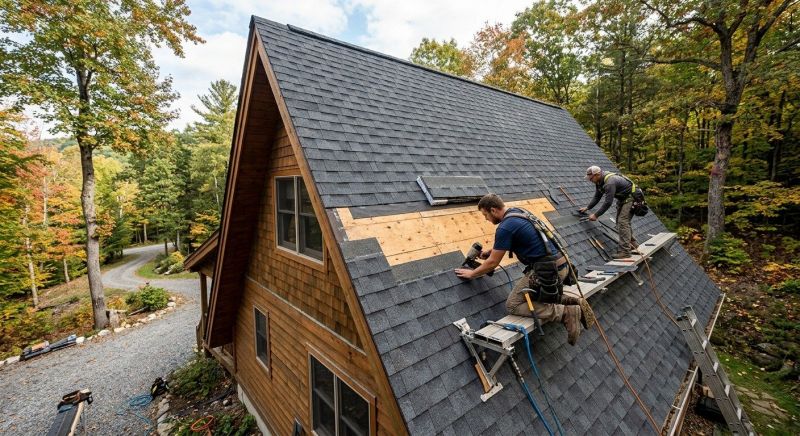 A Frame Roof Repair in Morrow County, OH