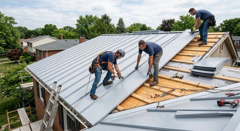 Aluminum Roof Installation in Fredericktown, OH