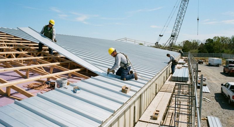 Aluminum Roof Installation in Fredericktown, OH