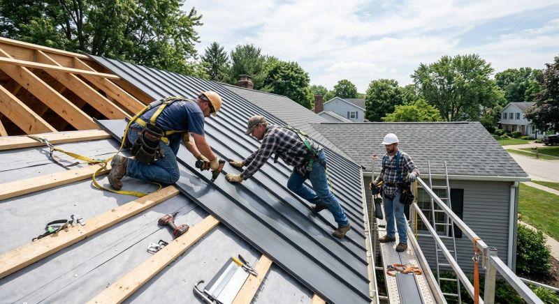 Aluminum Roof Installation in Morrow County, OH
