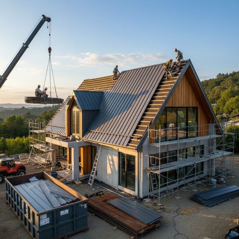Aluminum Roof Replacement in Bellville, OH