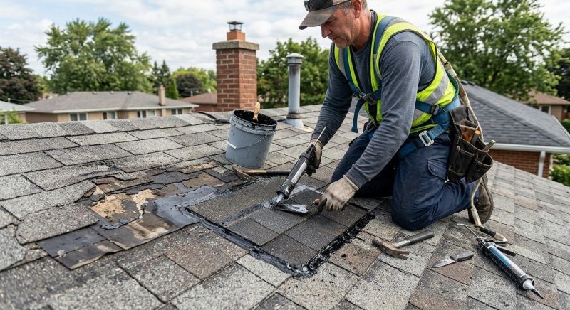 Asphalt Roof Leak Repair in Morrow County, OH