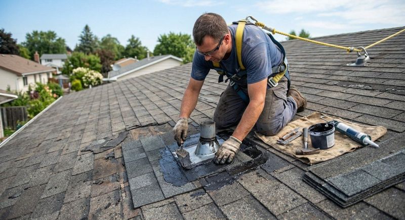Asphalt Roof Leak Repair in Morrow County, OH