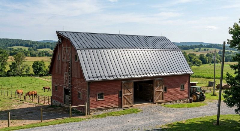 Barn Roof Replacement in Chesterville, OH