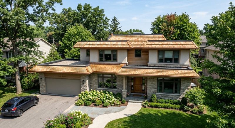Cedar Shake Roof Construction in Sparta, OH