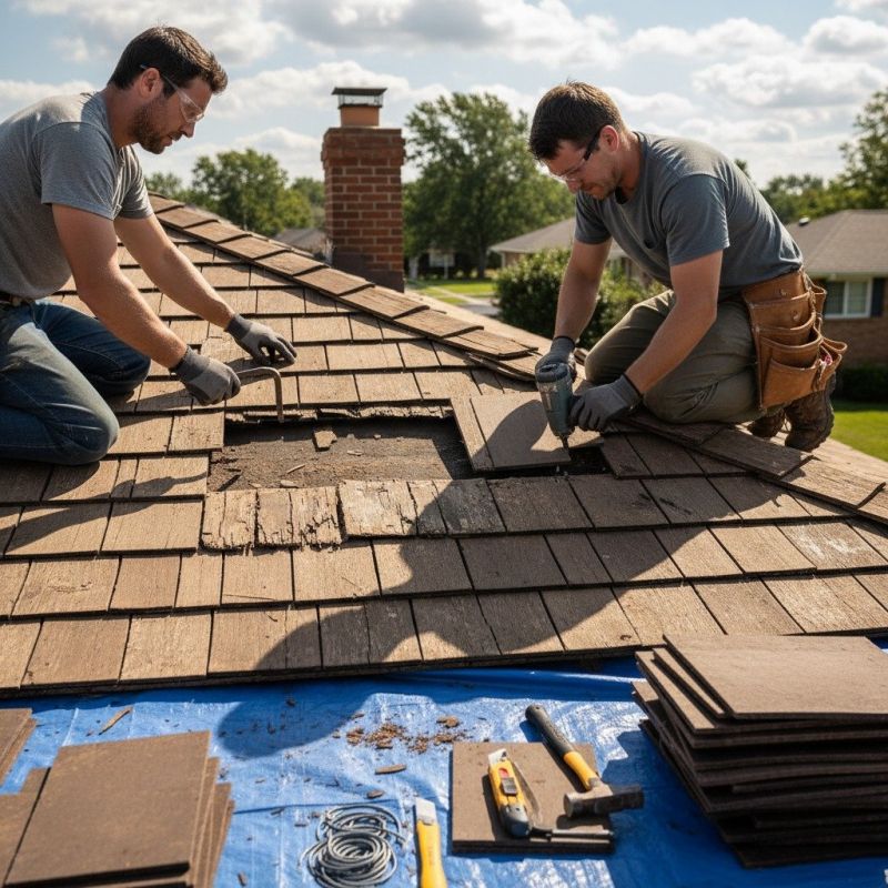 Cedar Shake Roof Repair in Fredericktown, OH