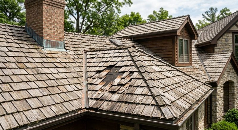 Cedar Shake Roof Repair in Fredericktown, OH
