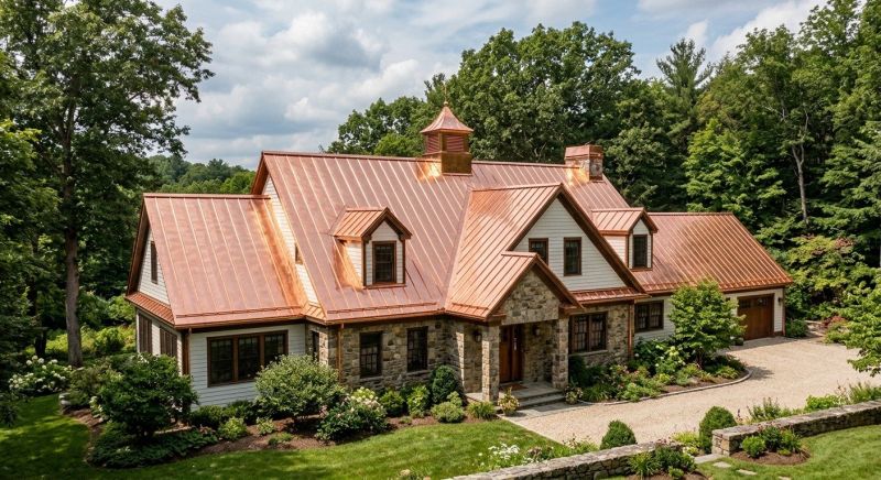 Copper Roof Replacement in Morrow County, OH