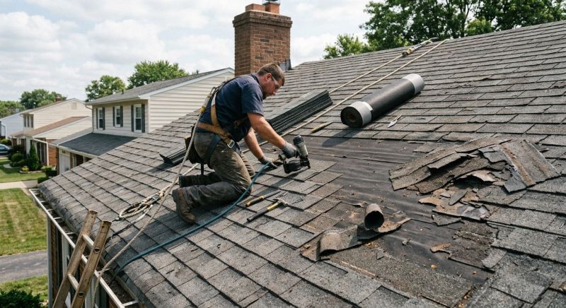 Damaged Roof Repair in Marengo, OH