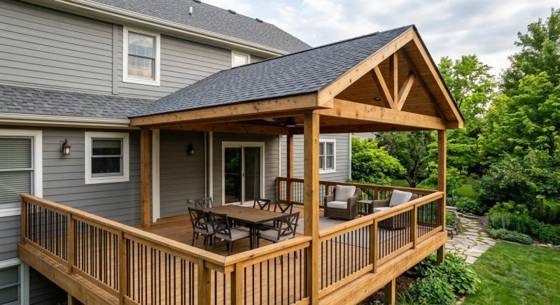 Deck Roof Construction in Morrow County, OH