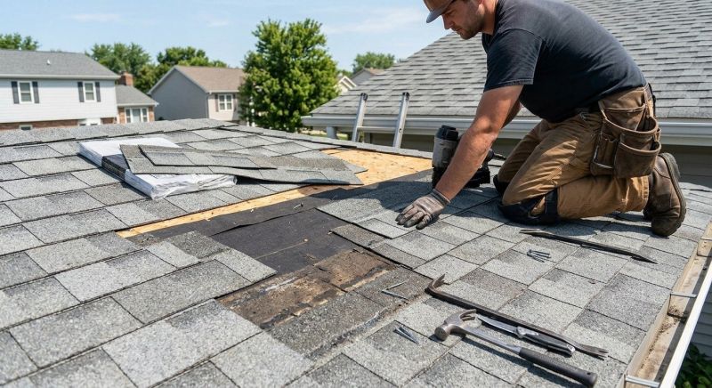 Fiberglass Shingles Repair in Morrow County, OH
