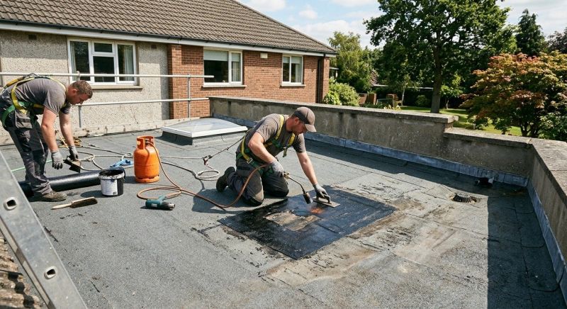 Flat Roof Repair in Sunbury, OH