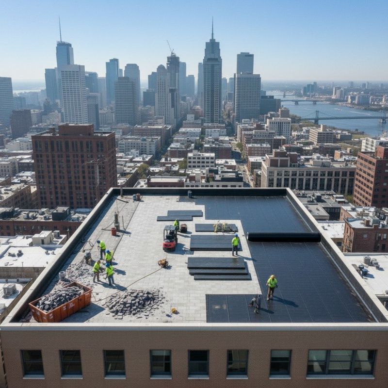 Flat Roof Replacement in Centerburg, OH