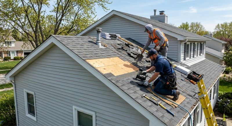 House Roof Repair in Chesterville, OH