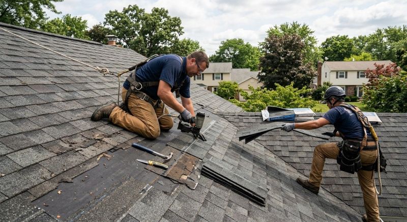 House Roof Repair in Shelby, OH