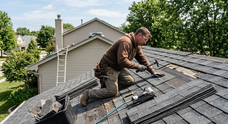 House Roof Repair in Sparta, OH
