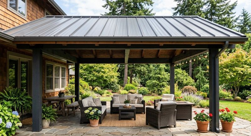 Metal Patio Roof Repair in Morrow County, OH