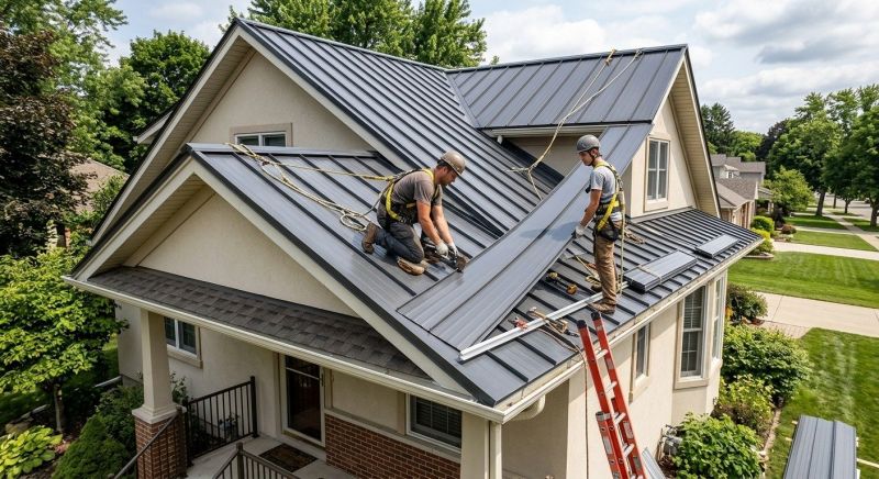 Metal Roof Installation in Sparta, OH
