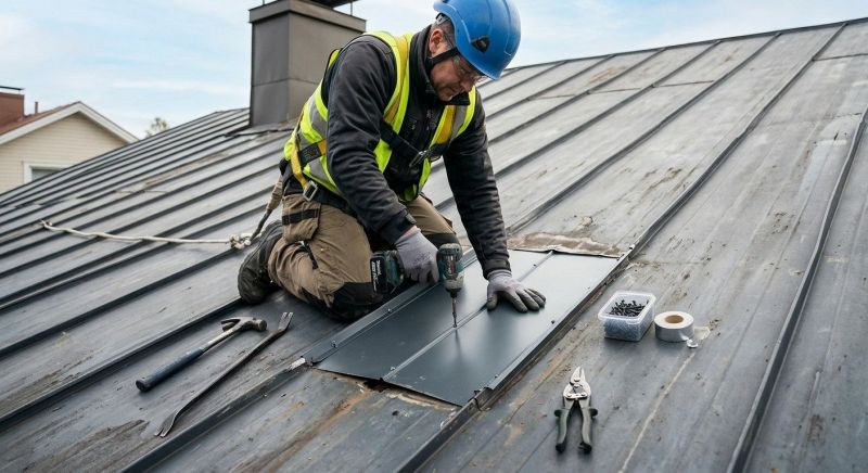 Metal Roof Repair in Delaware County, OH