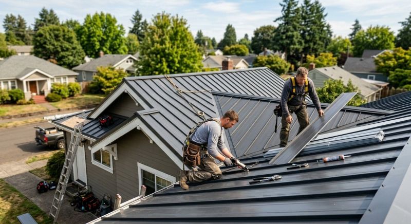 Metal Roof Repair in Knox County, OH
