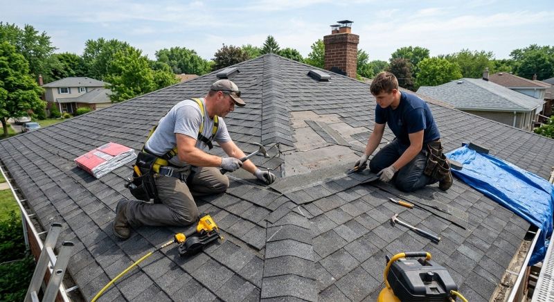 Ridge Cap Replacement in Morrow County, OH