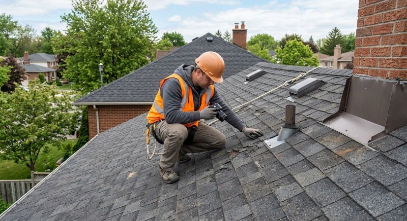Roof Damage Inspection in Crawford County, OH