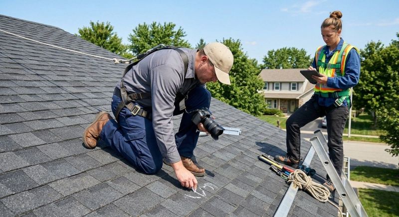 Roof Damage Inspection in Shelby, OH