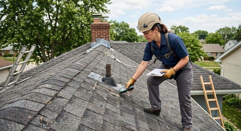 Roof Damage Inspection in Shelby, OH