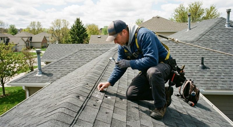 Roof Damage Inspection in Shelby, OH