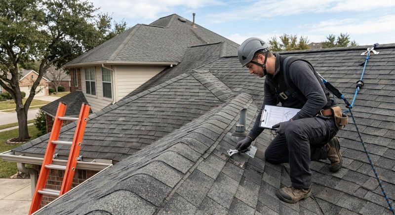 Roof Damage Inspection in Sunbury, OH