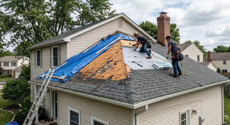 Roof Damage Repair in Knox County, OH
