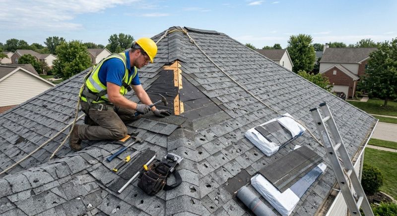 Roof Damage Repair in Mount Vernon, OH