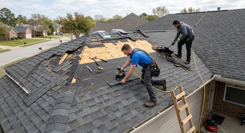 Roof Damage Restoration in Crawford County, OH