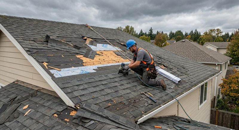Roof Damage Restoration in Crawford County, OH