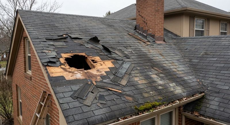 Roof Damage Restoration in Crawford County, OH