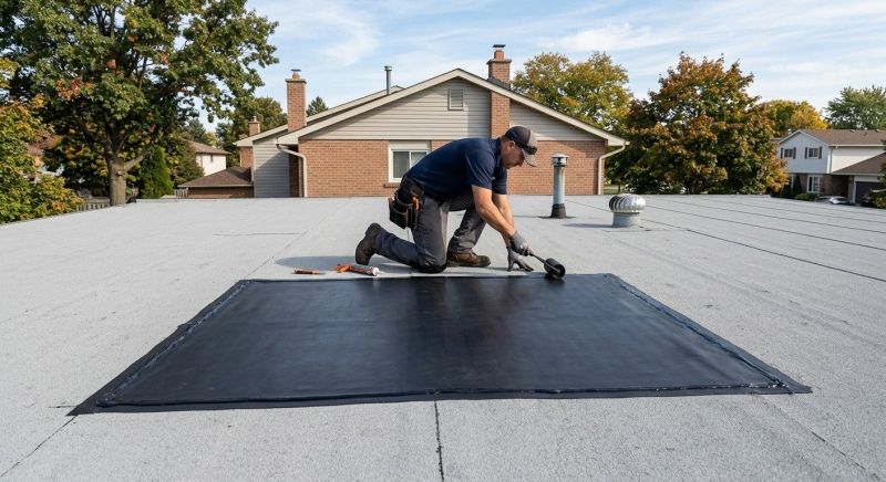 Rubber Roof Repair in Delaware County, OH