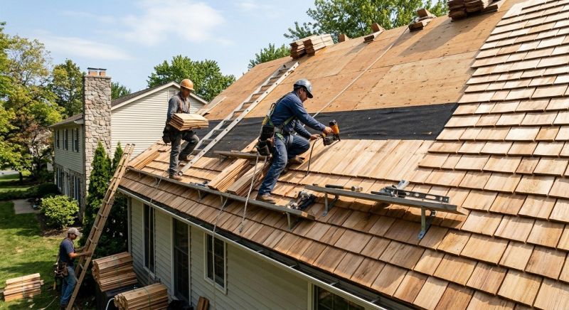 Shake Roof Replacement in Shelby, OH