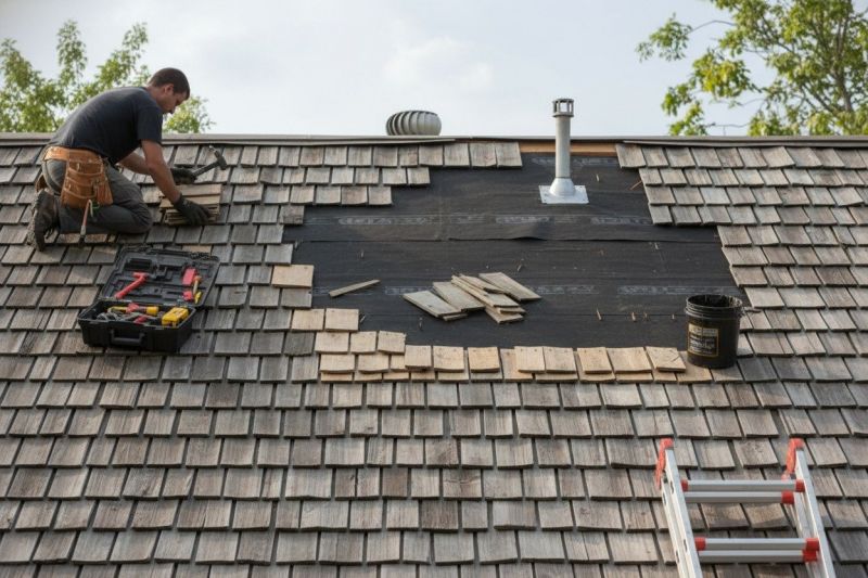 Shake Shingle Repair in Fredericktown, OH
