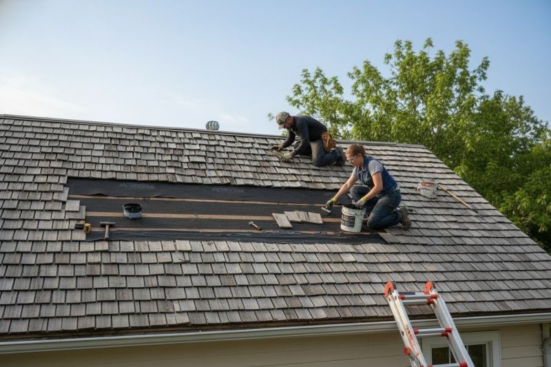 Shake Shingle Repair in Sunbury, OH
