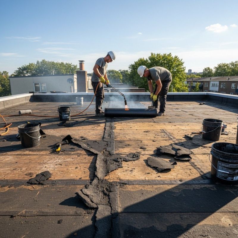 Single Ply Roof Repair in Marion, OH