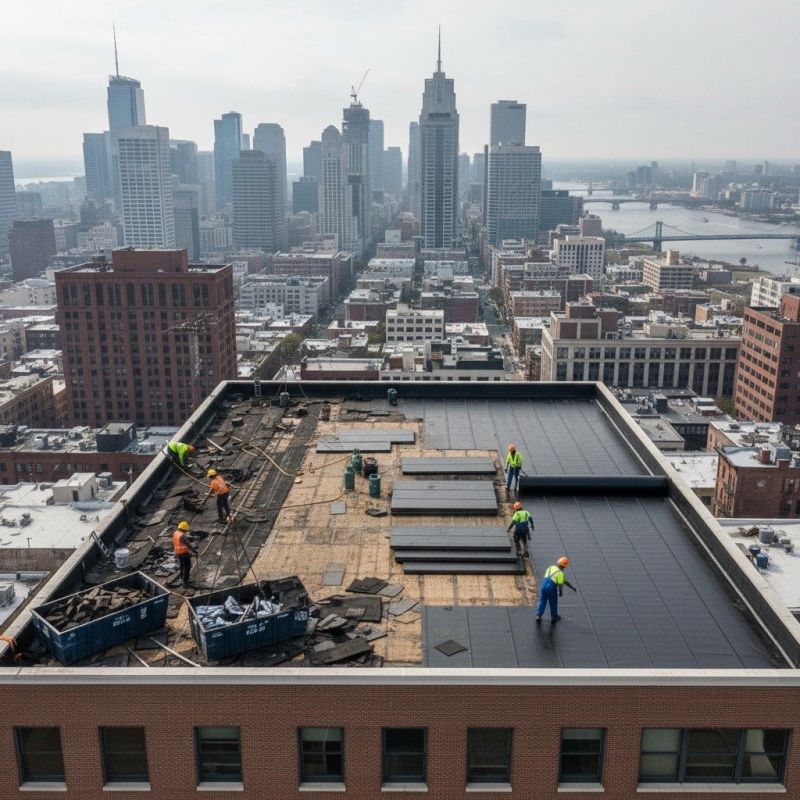 Single Ply Roof Replacement in Delaware County, OH