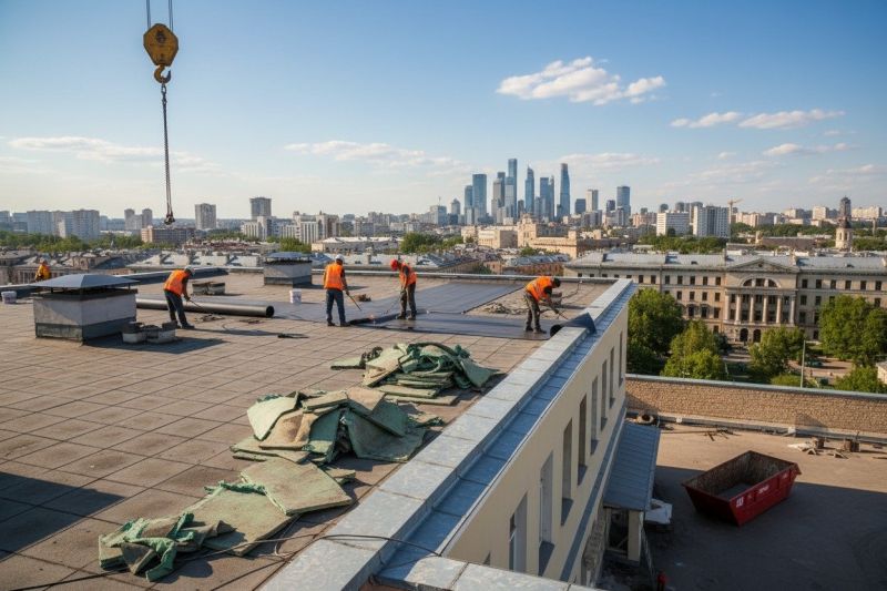 Single Ply Roof Replacement in Richland County, OH