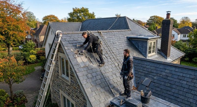 Slate Roof Maintenance in Morrow County, OH