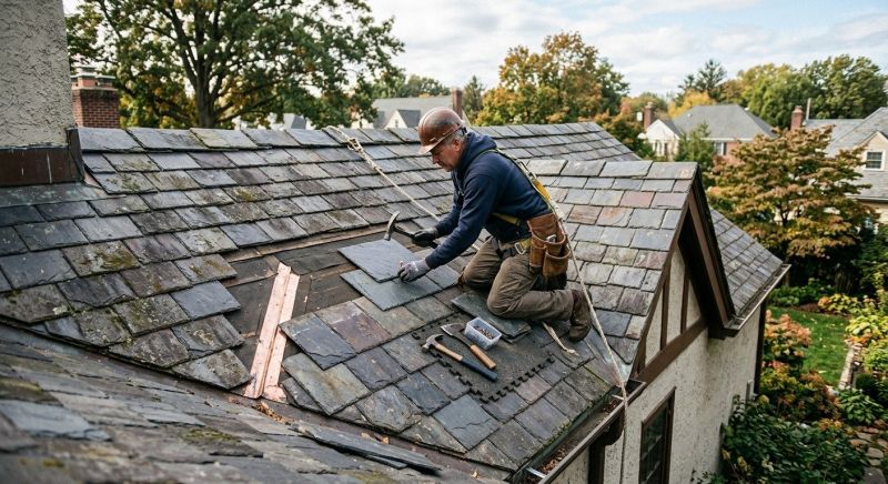 Slate Roof Repair in Fredericktown, OH