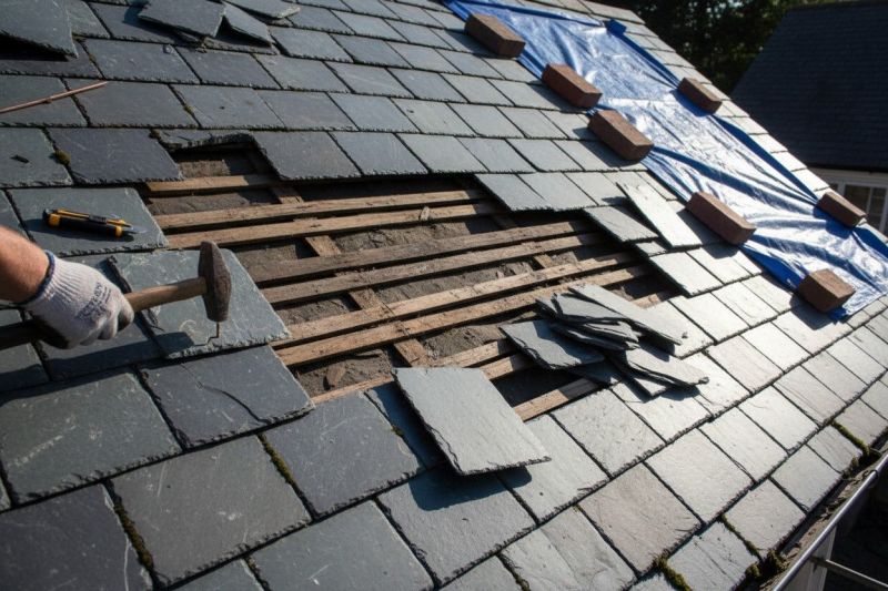 Slate Roof Repair in Shelby, OH