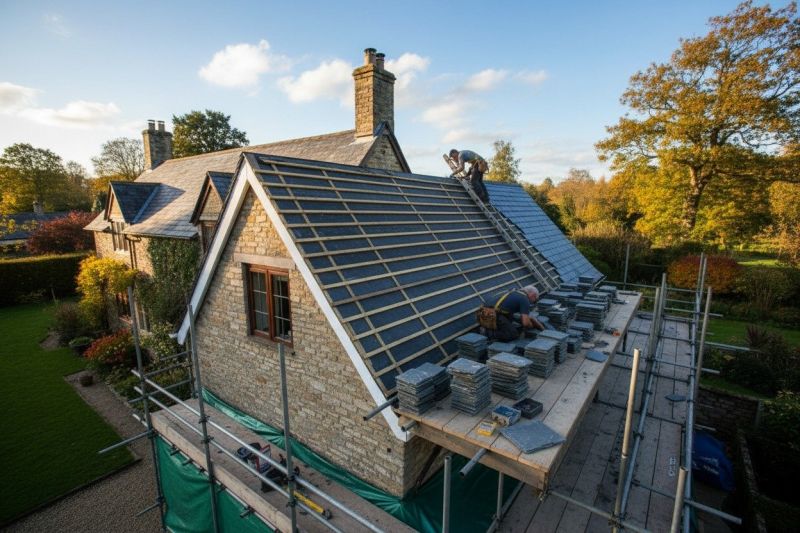 Slate Roof Replacement in Fredericktown, OH