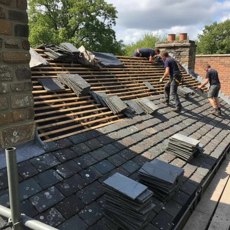 Slate Roof Replacement in Morrow County, OH