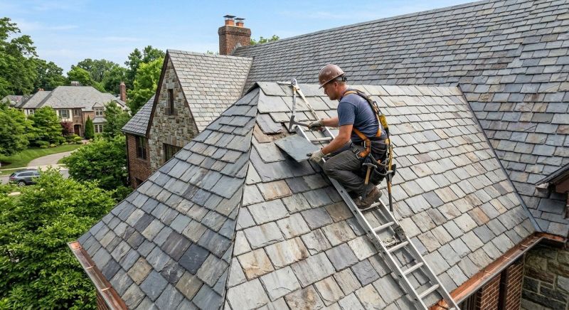 Slate Shingle Replacement in Morrow County, OH